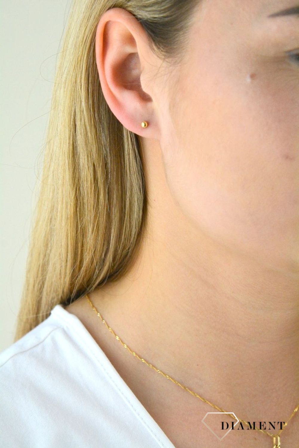 Złote kolczyki kuleczki KL 291G.jpg